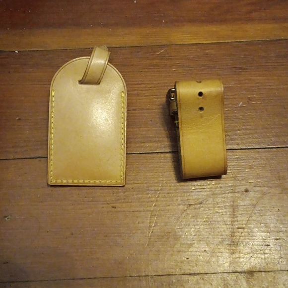 LOUIS VUITTON LUGGAGE TAG EUC - Picture 2 of 2